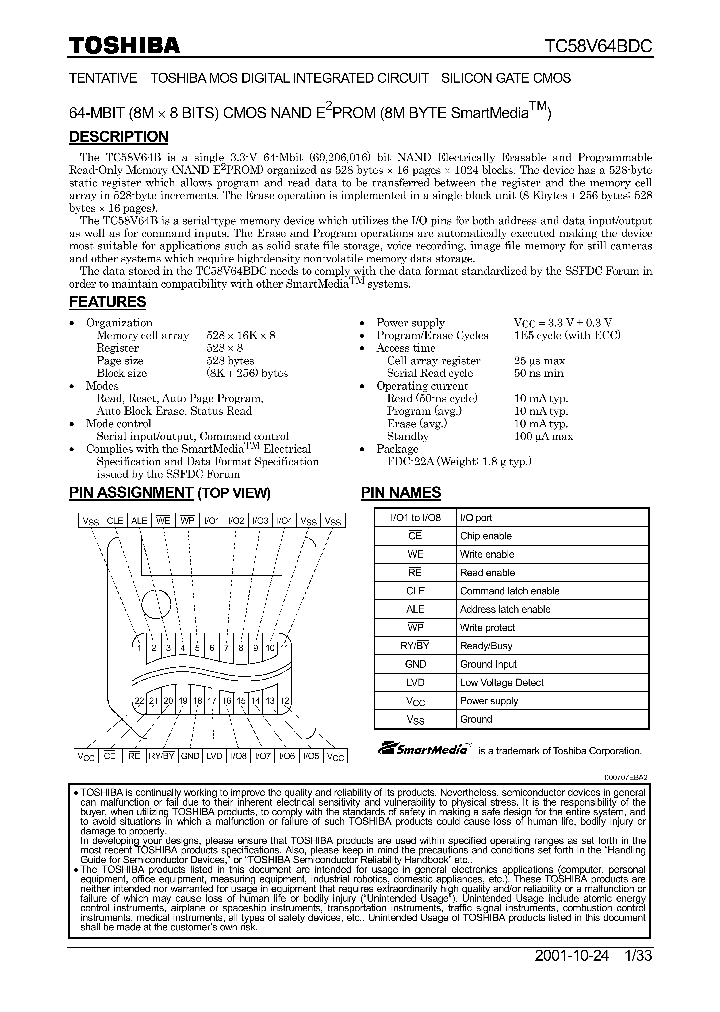 TC58V64BDC_183878.PDF Datasheet