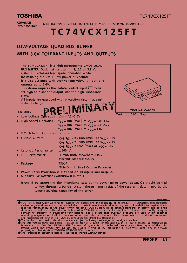 TC74VCX125FT_36795.PDF Datasheet