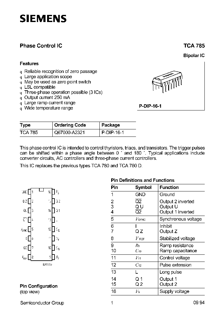 TCA785_70935.PDF Datasheet