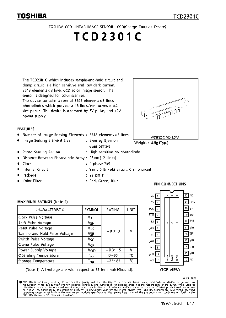 TCD2301C_70178.PDF Datasheet