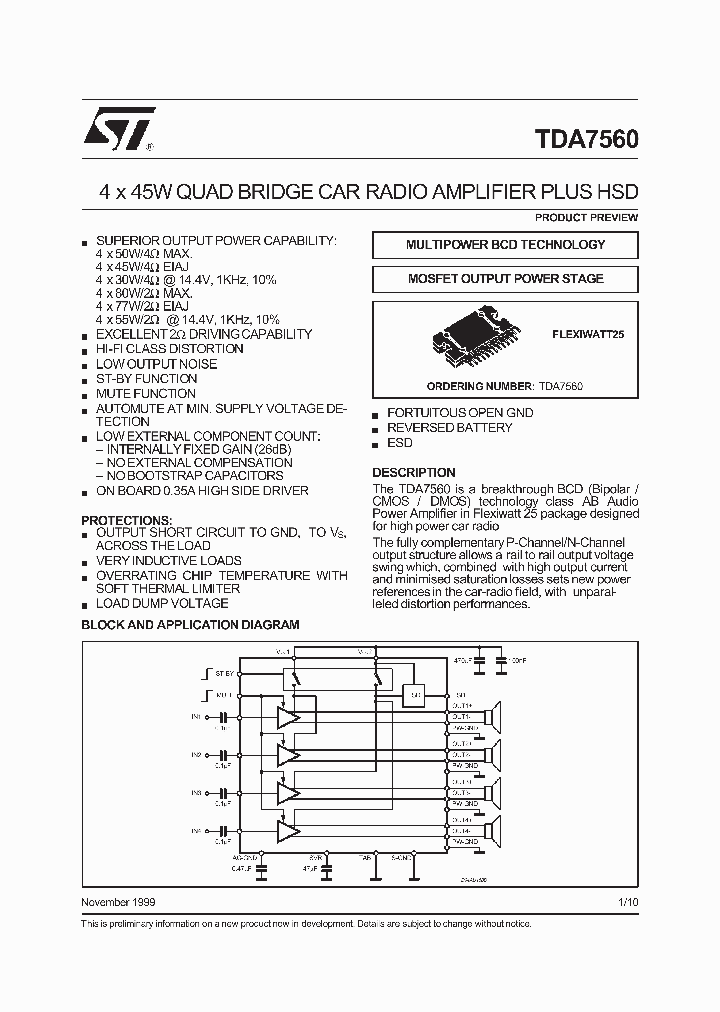 TDA7560_184030.PDF Datasheet