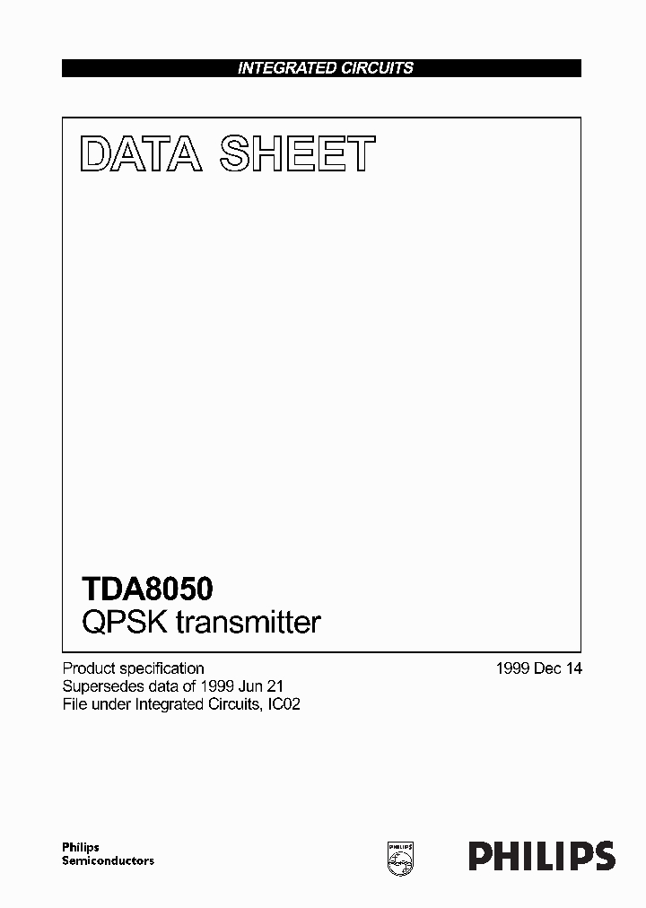 TDA8050_4586.PDF Datasheet