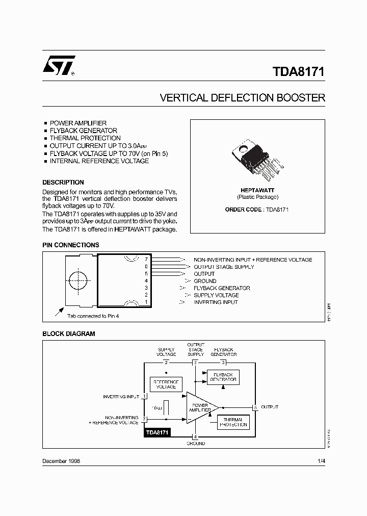 TDA8171_181540.PDF Datasheet