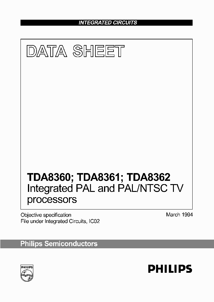TDA8361_77785.PDF Datasheet