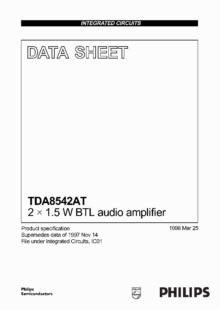 TDA8542AT_37049.PDF Datasheet