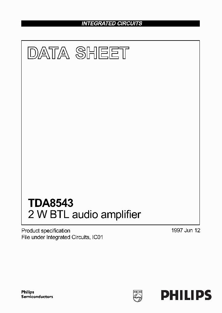 TDA8543_37052.PDF Datasheet