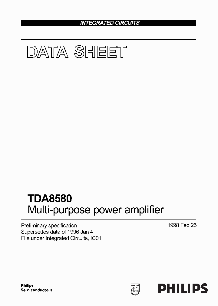 TDA8580_180090.PDF Datasheet