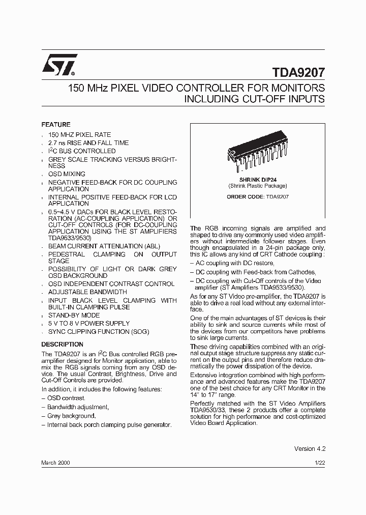 TDA9207_152862.PDF Datasheet