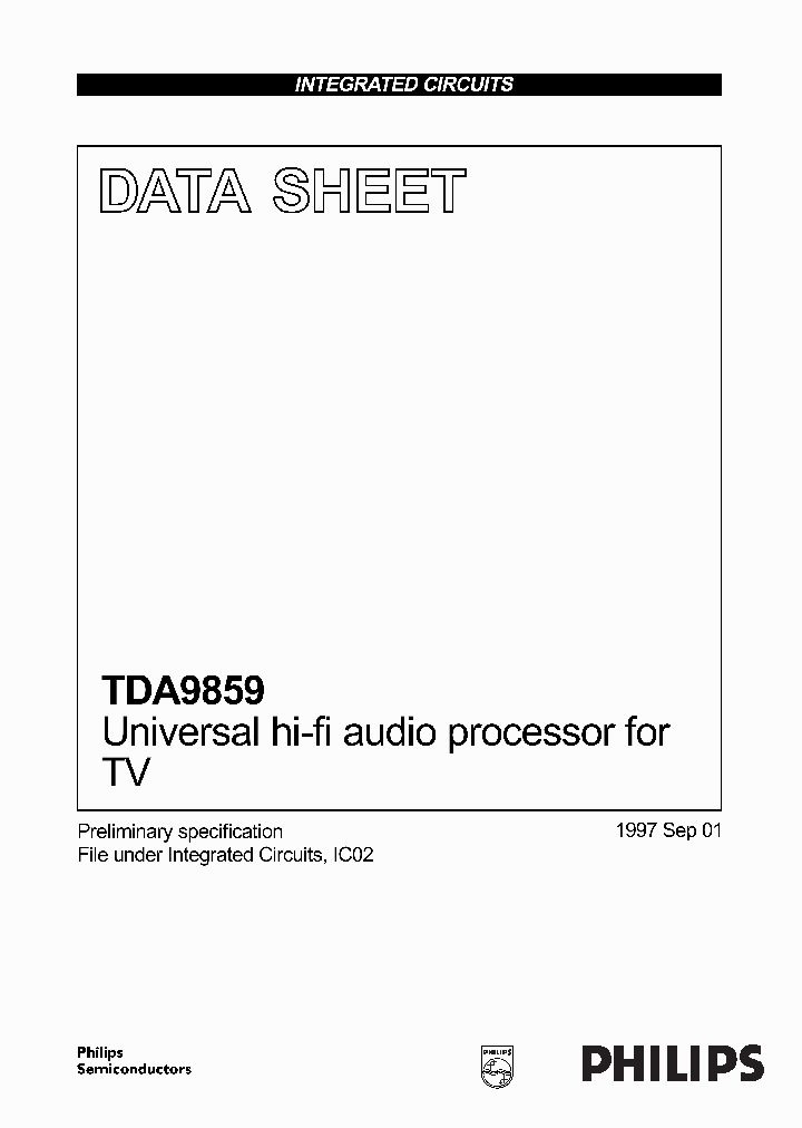 TDA9859_149748.PDF Datasheet