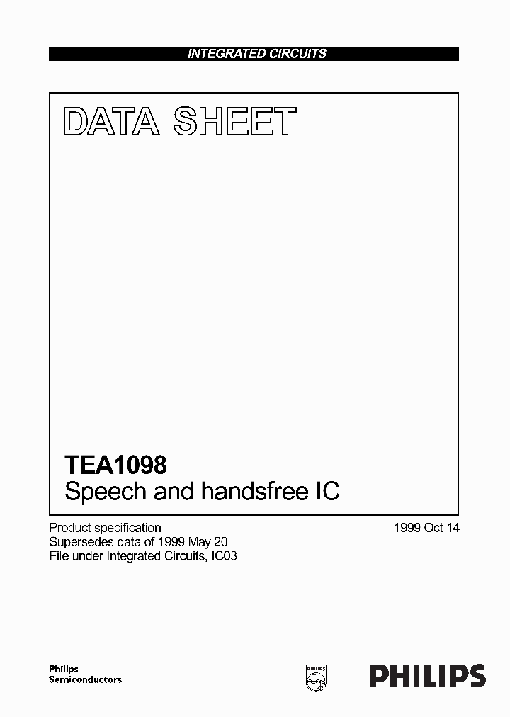 TEA1098_130629.PDF Datasheet