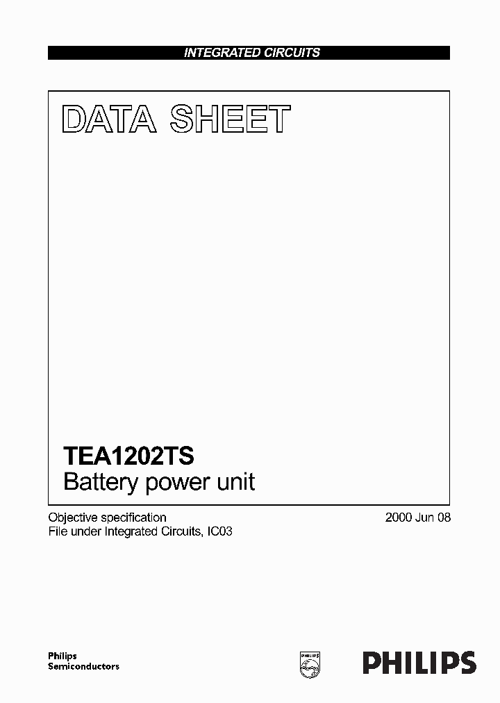 TEA1202_37110.PDF Datasheet