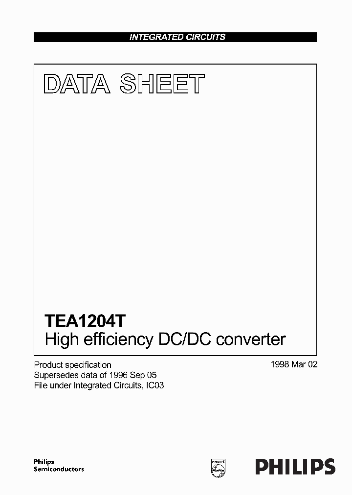 TEA1204_37112.PDF Datasheet