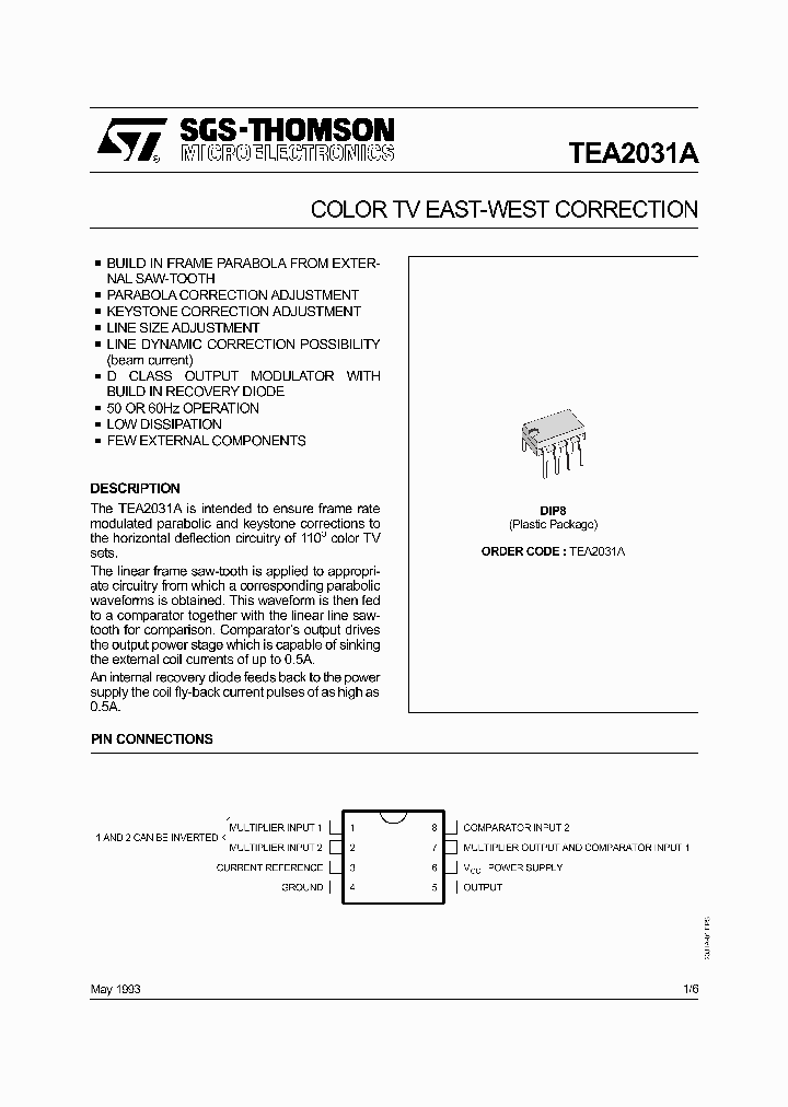 TEA2031A_122410.PDF Datasheet