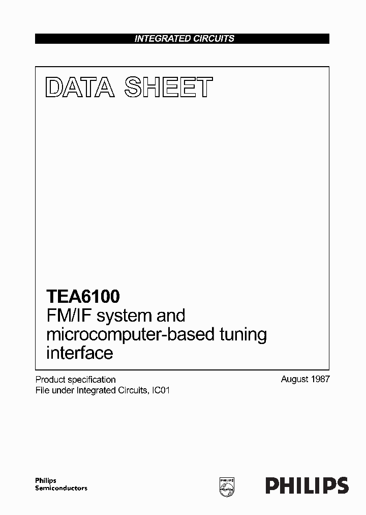 TEA6100_145211.PDF Datasheet