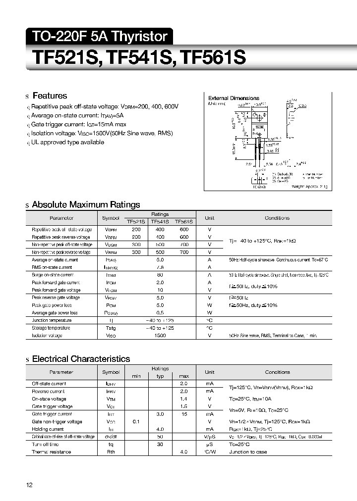 TF521S_69420.PDF Datasheet