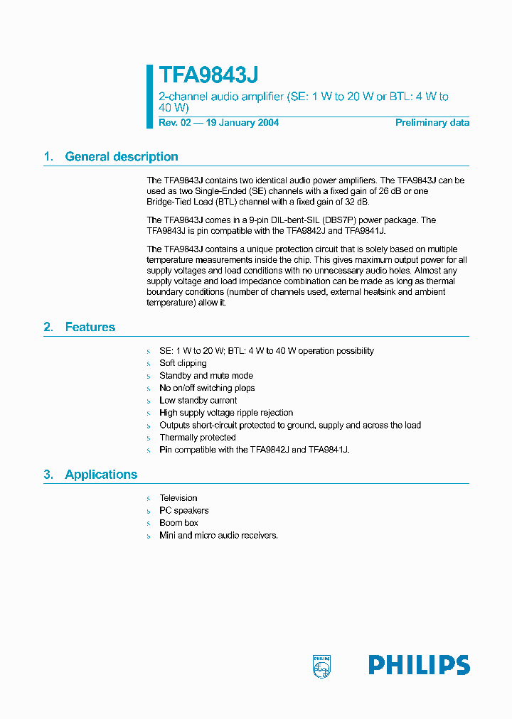 TFA9843J_69425.PDF Datasheet