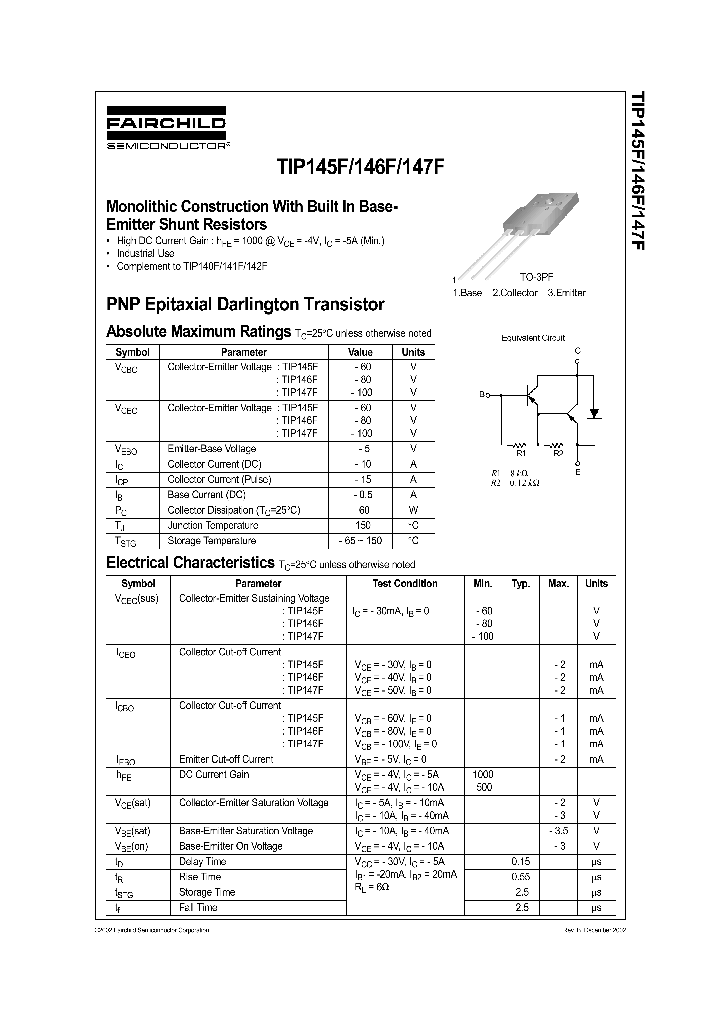 TIP147F_137820.PDF Datasheet