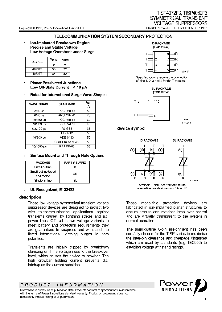 TISP4072F3_178682.PDF Datasheet