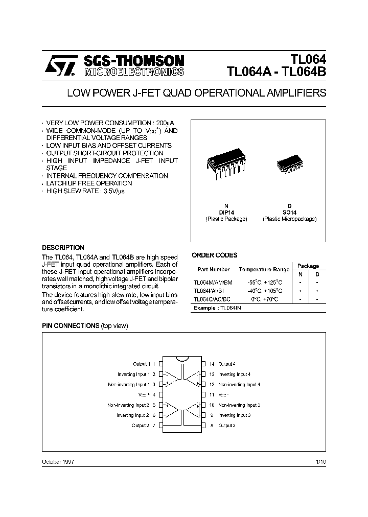 TL064CN_97553.PDF Datasheet
