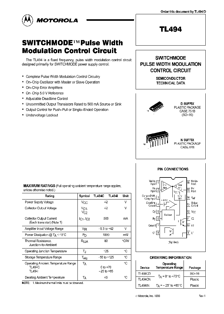 TL494_78302.PDF Datasheet