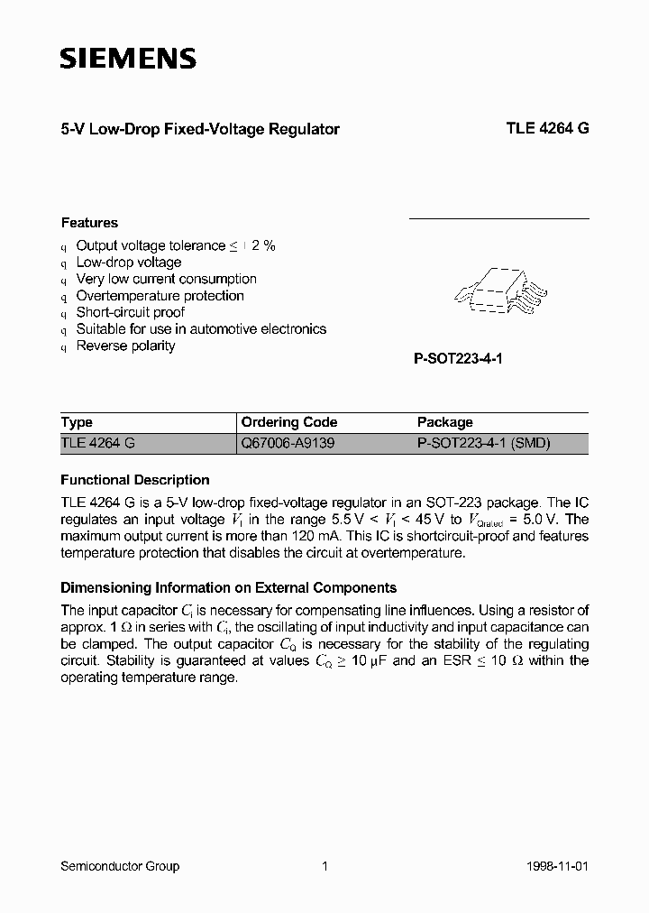 TLE4264_101839.PDF Datasheet
