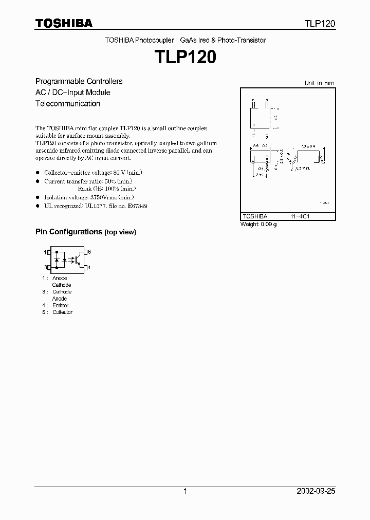 TLP120_182535.PDF Datasheet