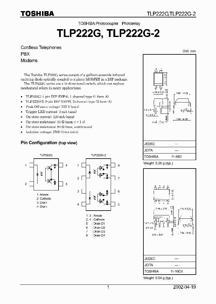TLP222G_4073.PDF Datasheet
