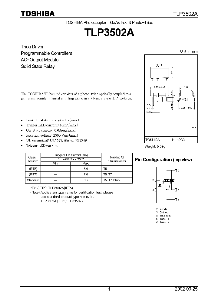 TLP3502A_4129.PDF Datasheet