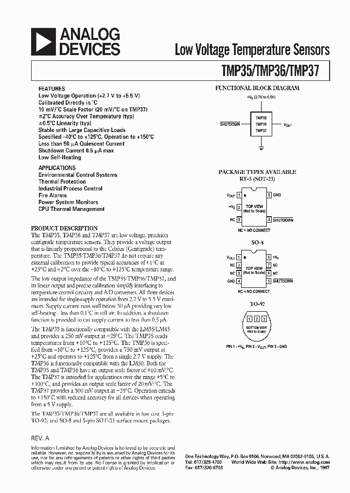 TMP35_66806.PDF Datasheet