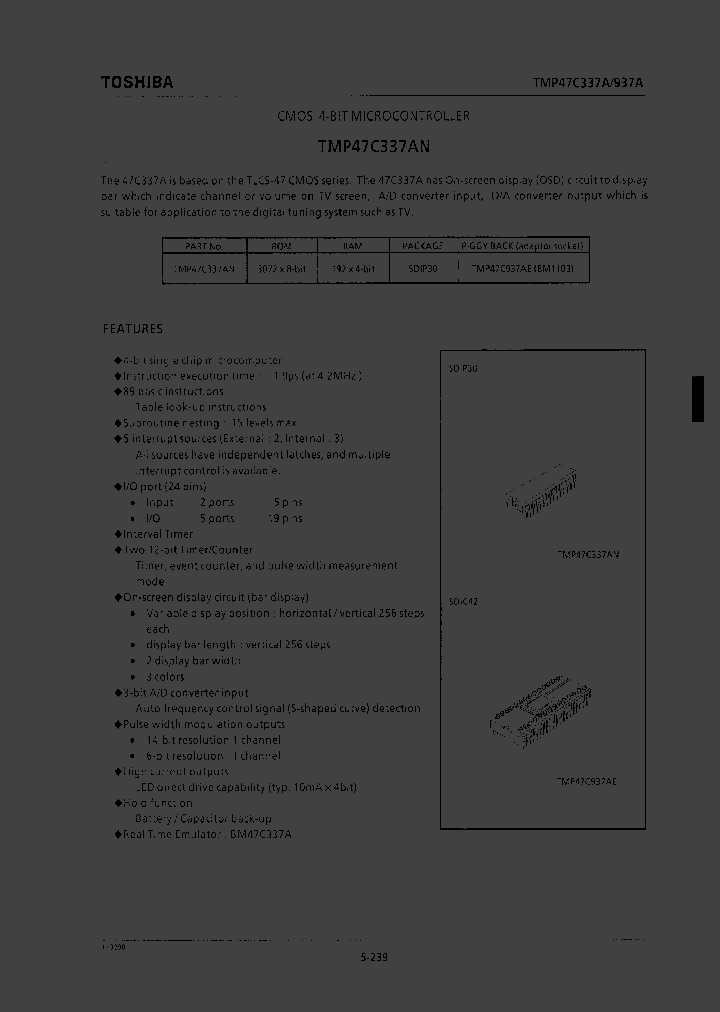 TMP47C337AN_37301.PDF Datasheet