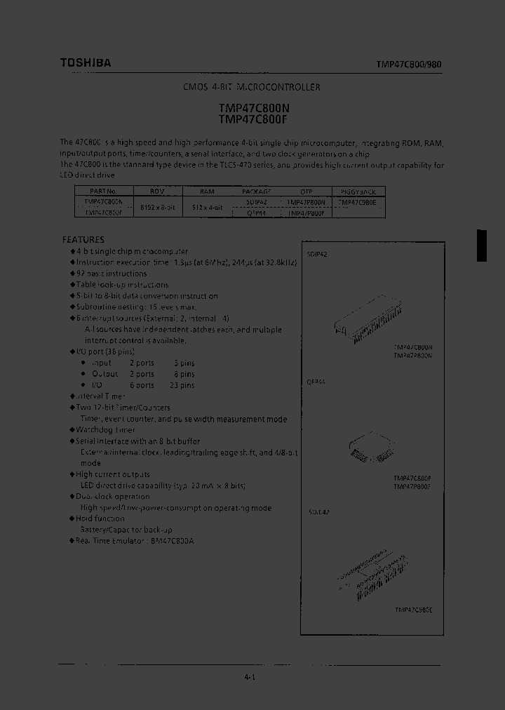 TMP47C800_37357.PDF Datasheet