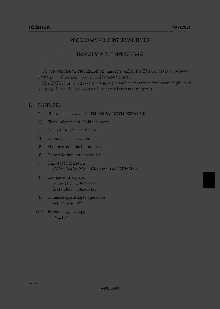 TMP82C54_162776.PDF Datasheet