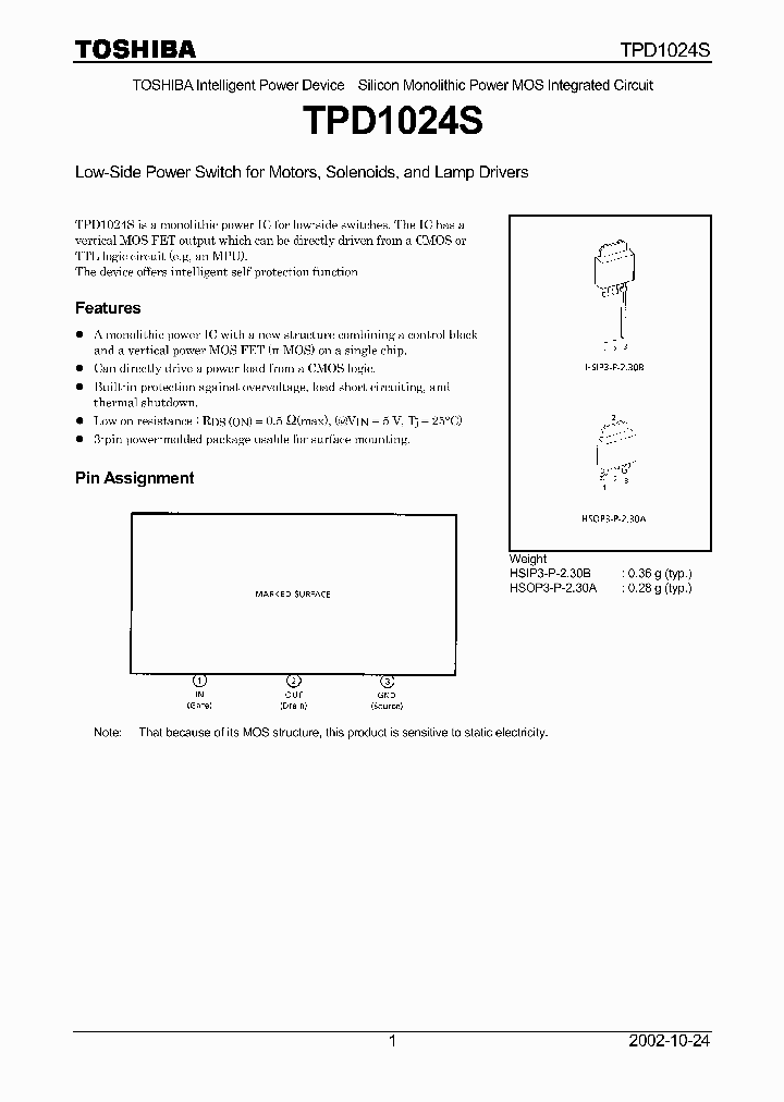 TPD1024S_65401.PDF Datasheet
