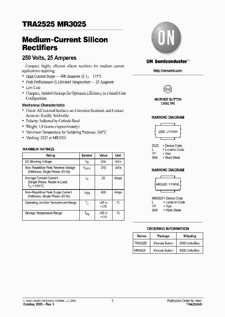 TRA2525_179829.PDF Datasheet