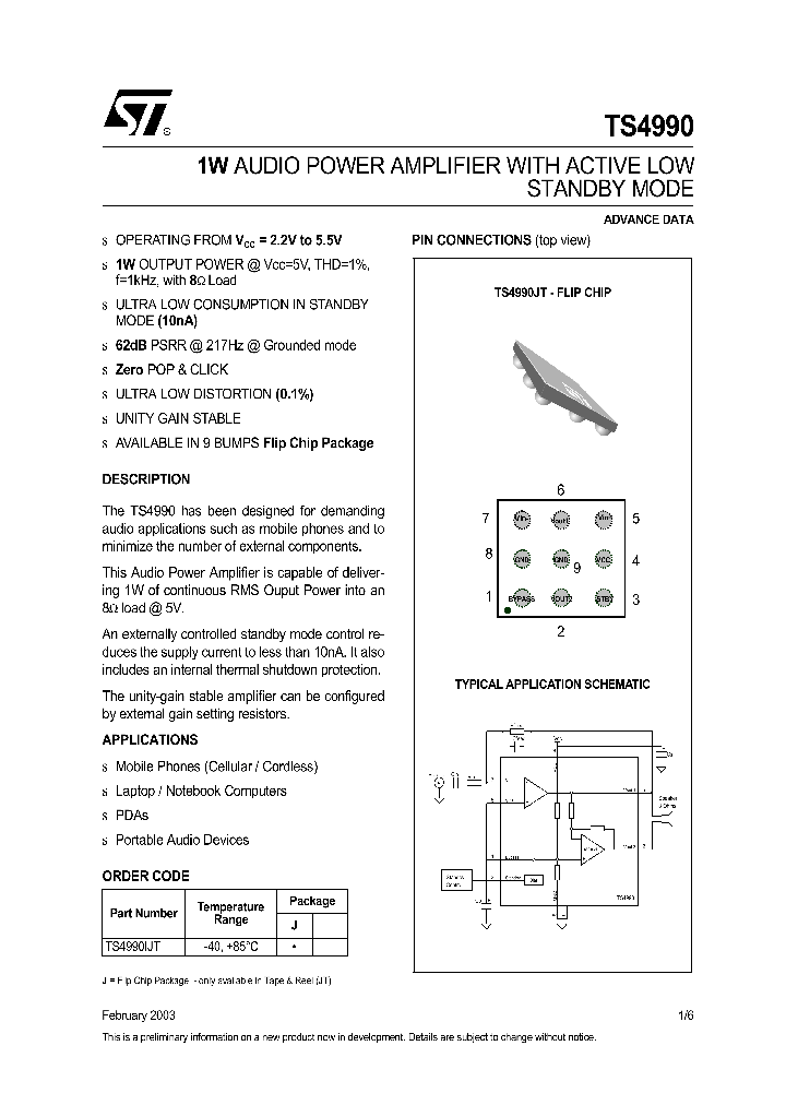 TS4990_64602.PDF Datasheet