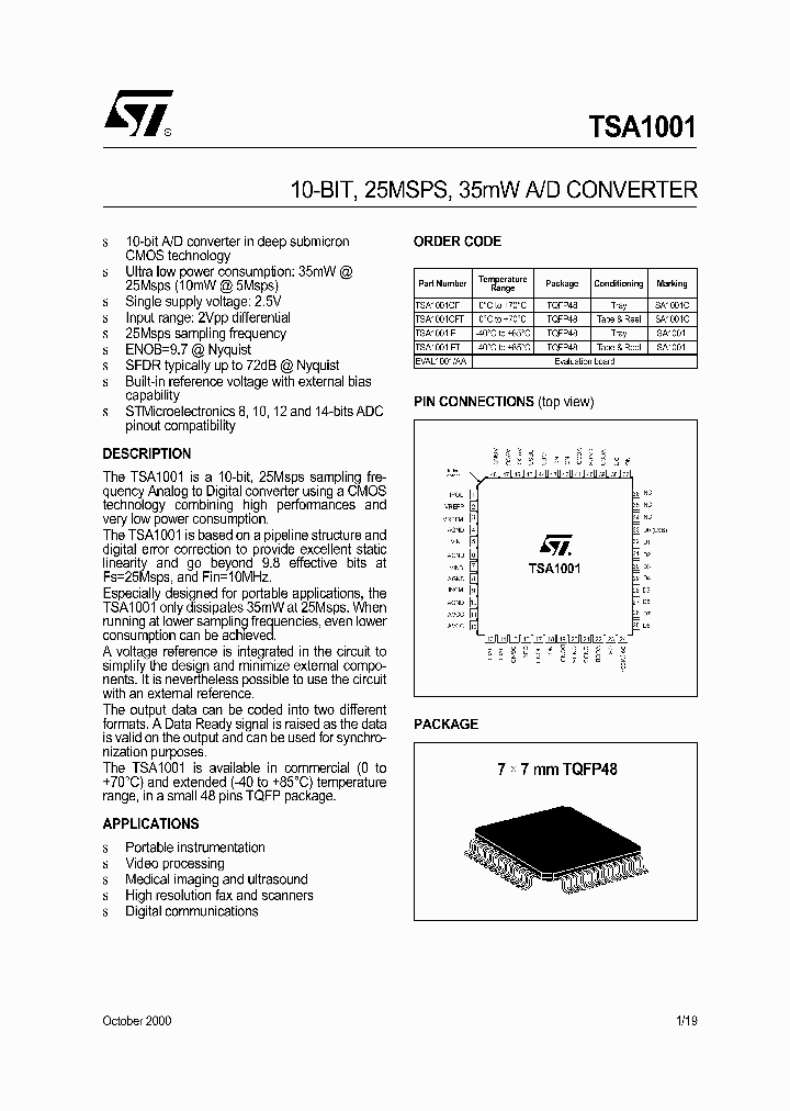 TSA1001_63355.PDF Datasheet