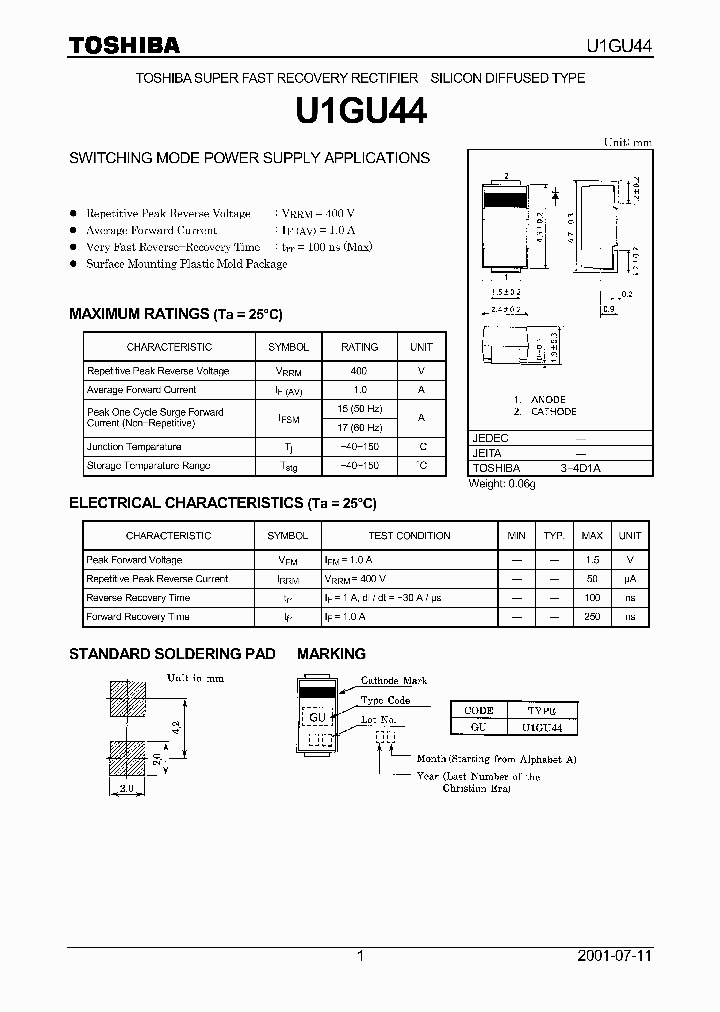 U1GU44_62159.PDF Datasheet