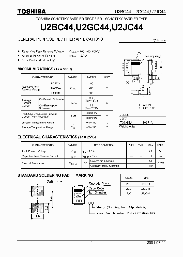 U2JC44_62491.PDF Datasheet