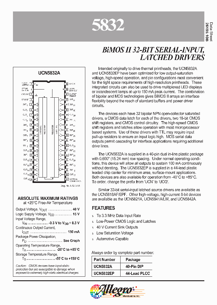 UCN5832_60169.PDF Datasheet
