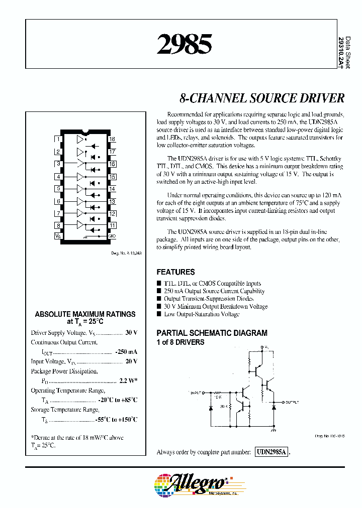 UDN2985_16139.PDF Datasheet