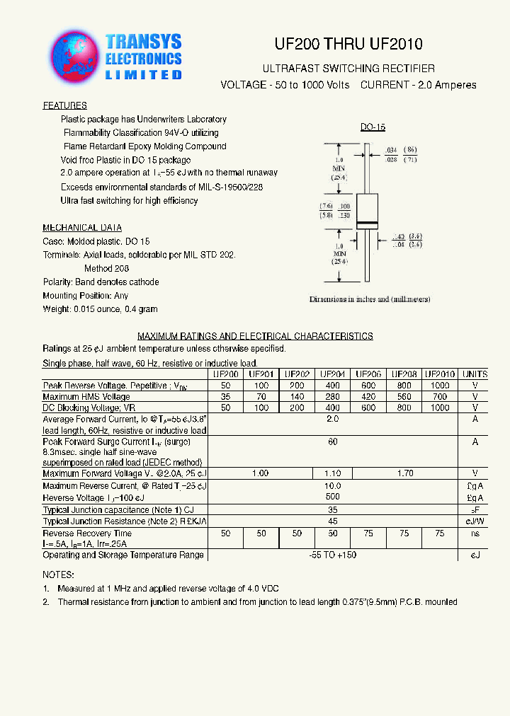 UF2010_60334.PDF Datasheet