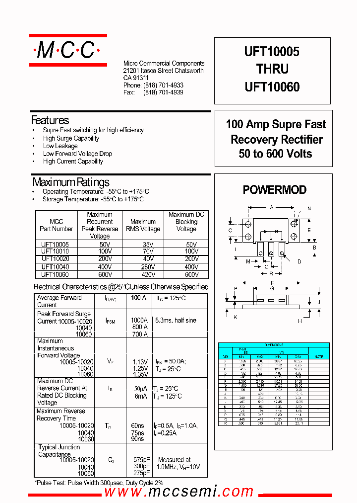 UFT10005_60477.PDF Datasheet
