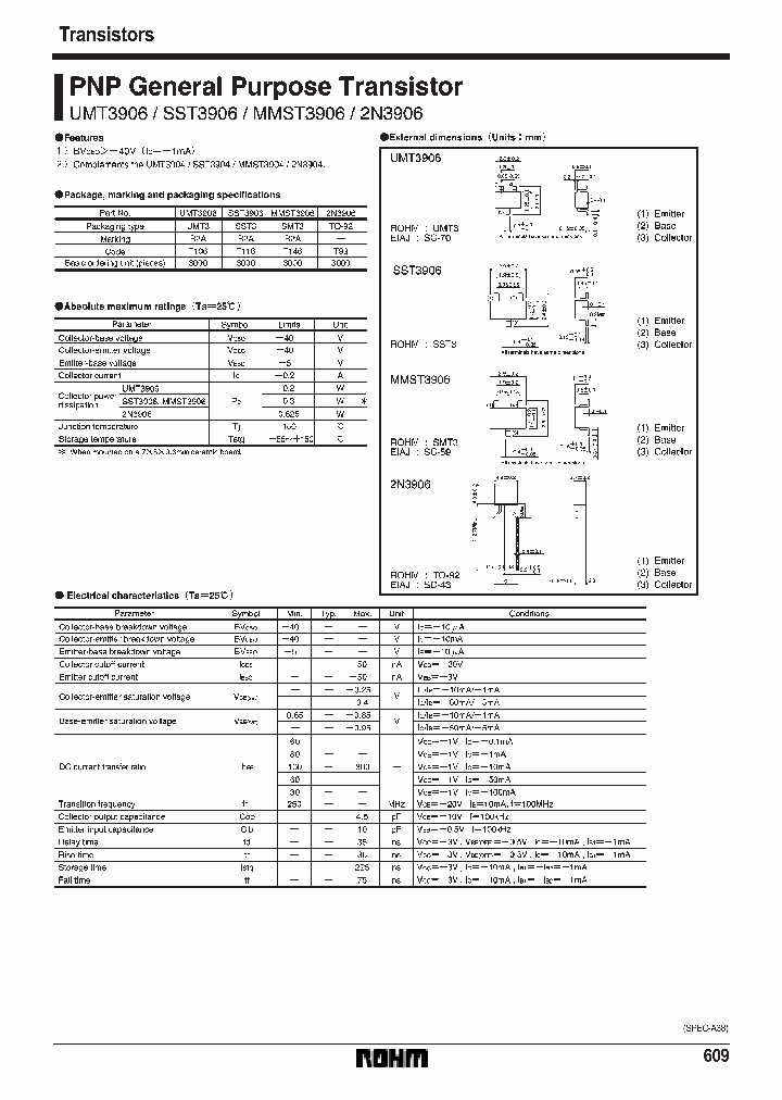 UMT3906_59392.PDF Datasheet