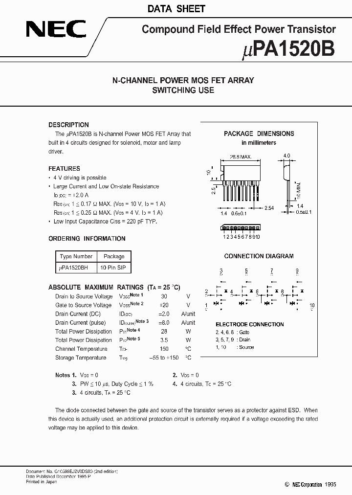 UPA1520B_23307.PDF Datasheet