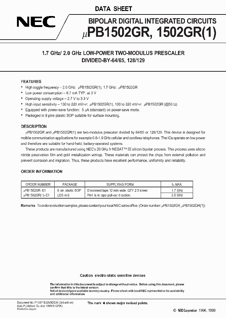 UPB1502GR_59238.PDF Datasheet