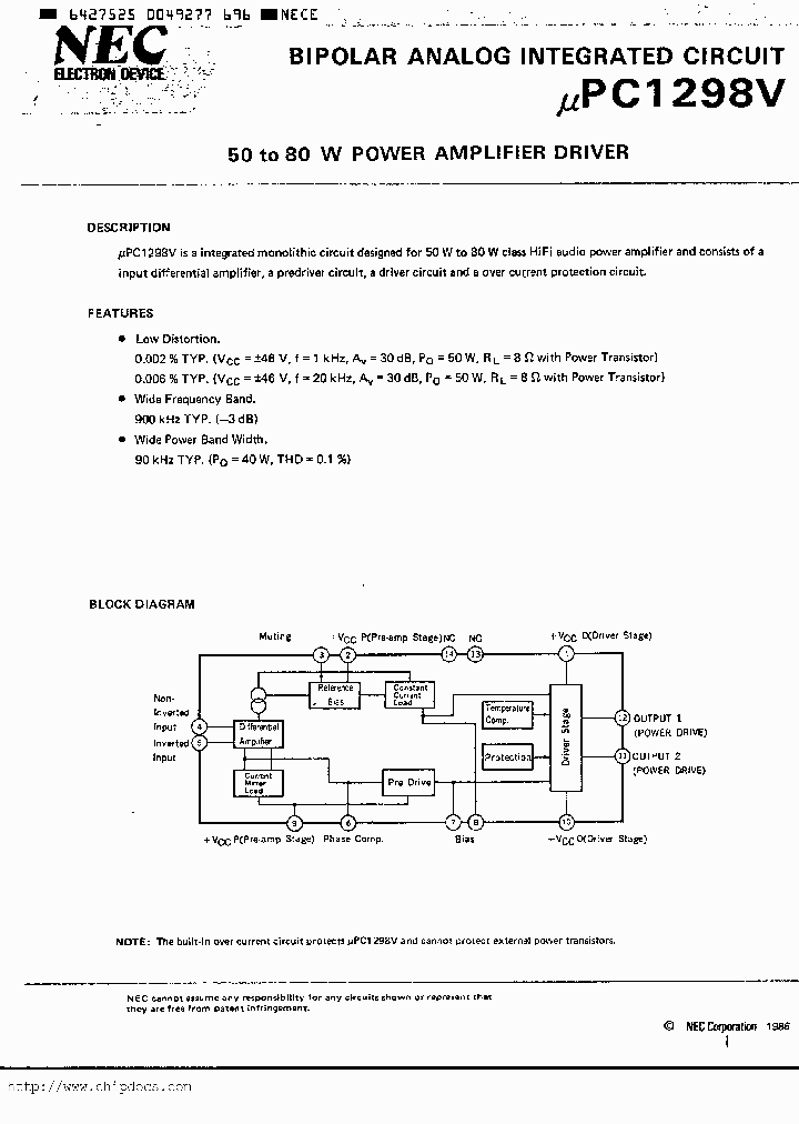 UPC1298V_96909.PDF Datasheet