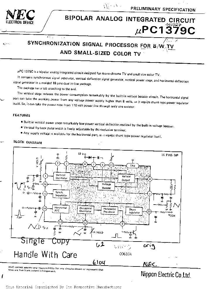 UPC1379C_113733.PDF Datasheet
