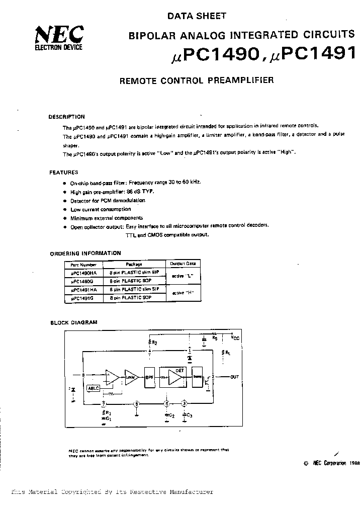 UPC1490_91669.PDF Datasheet