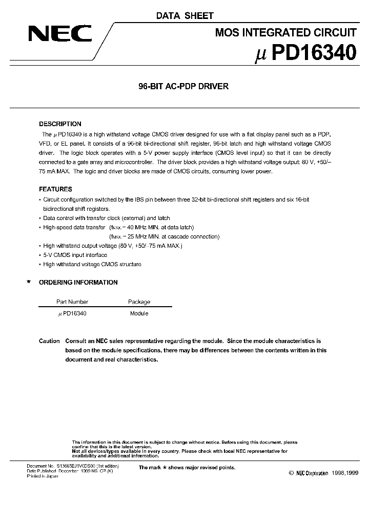 UPD16340_5253.PDF Datasheet
