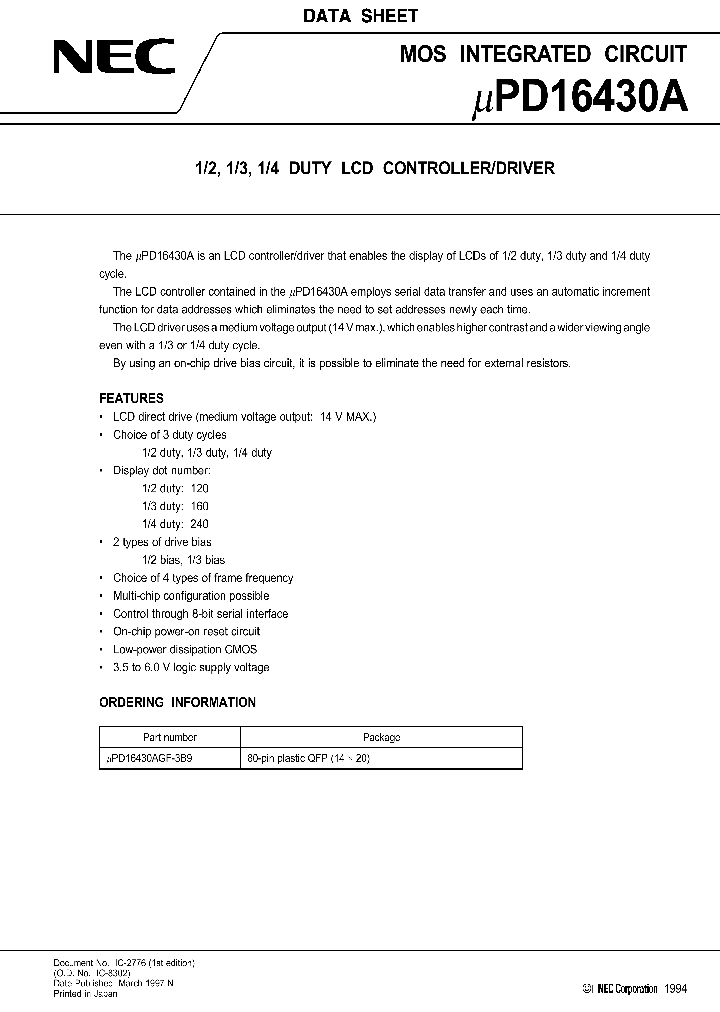 UPD16430A_5256.PDF Datasheet